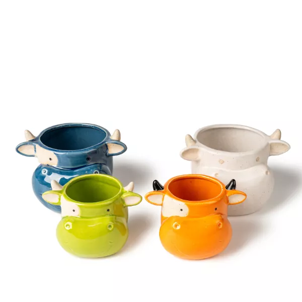 Dierlijke keramische kandelaar