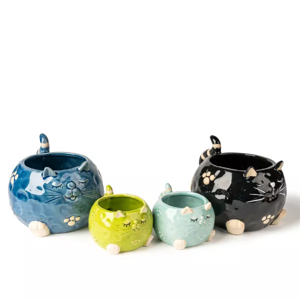 Dierlijke keramische kandelaar