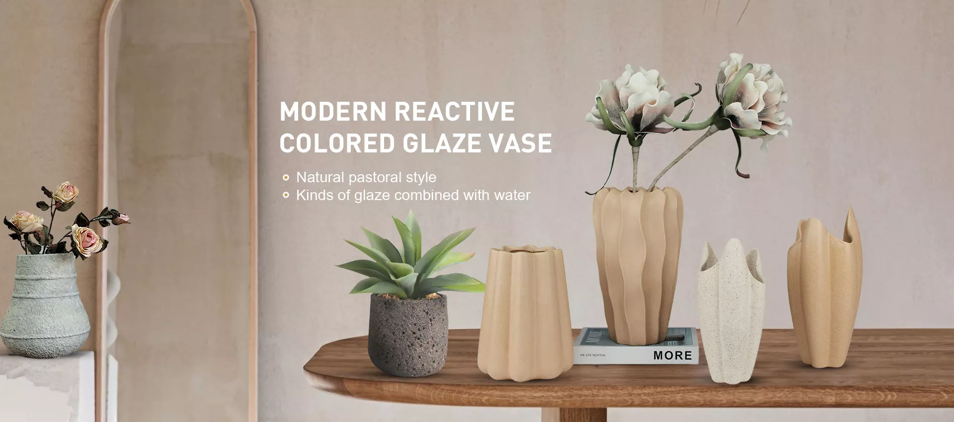 Decoratieve keramische vaas