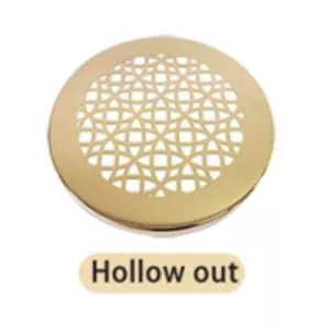 Hollow tin kaarsenjar deksel