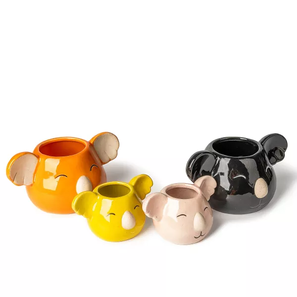 Koala-vormige keramische kandelaars